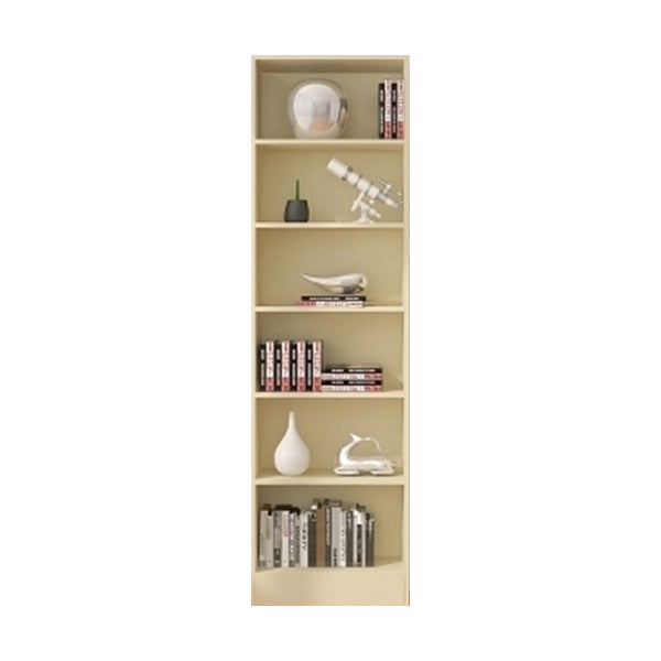 Scandinavian Manufactured Wood Standard Bookshelf Vertical Closed Back Bookcase