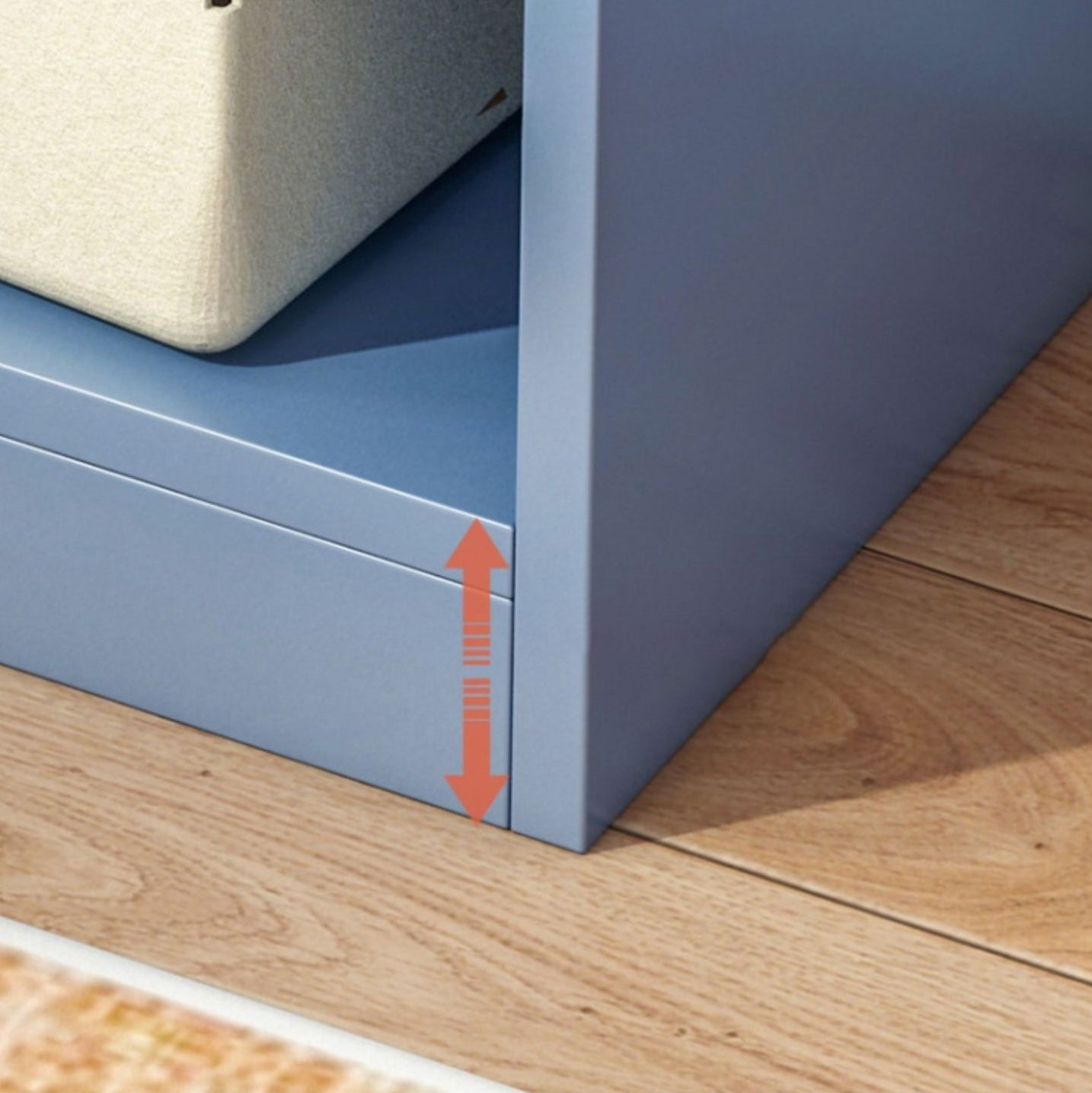 Manufactured Wood Ladder Bookshelf Scandinavian Vertical Closed Back Bookcase