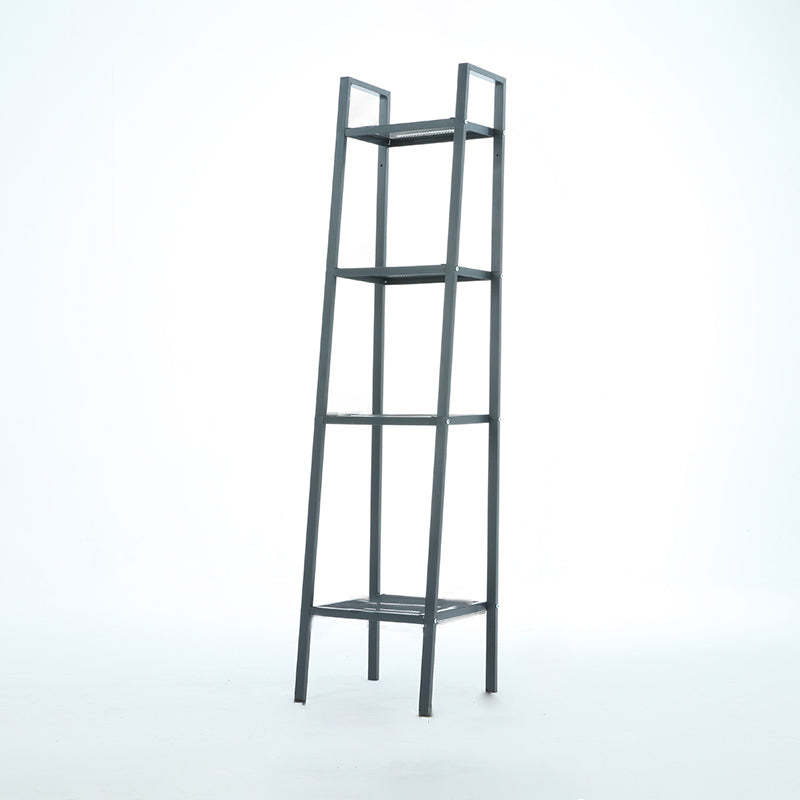 Scandinavian Open Ladder Bookshelf Metal Bookcase for Living Room