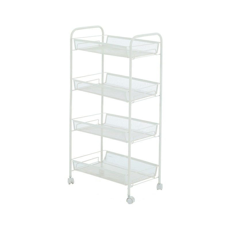 Scandinavian Open Ladder Bookshelf Metal Bookcase for Living Room