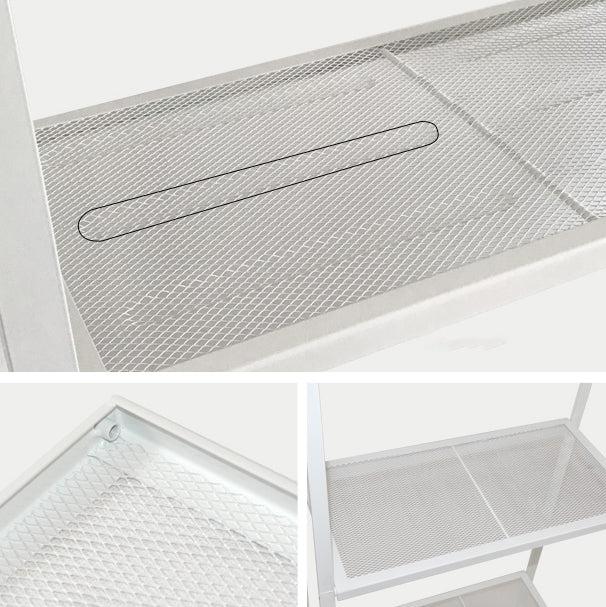 Scandinavian Open Ladder Bookshelf Metal Bookcase for Living Room