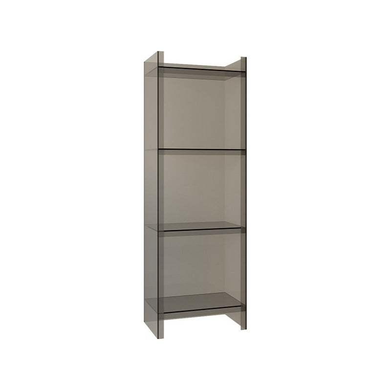 Closed Back Bookcase Scandinavian Style Bookshelf for Home Office Study Room