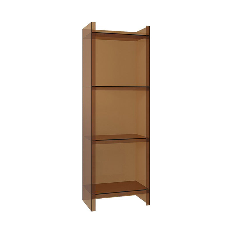 Closed Back Bookcase Scandinavian Style Bookshelf for Home Office Study Room