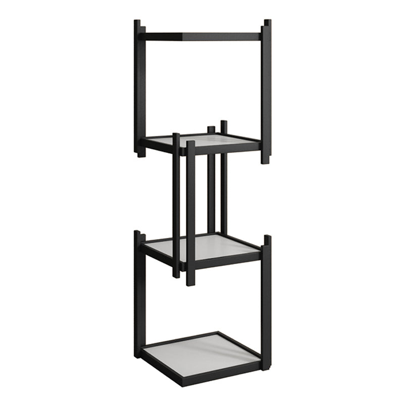 Glam Style Open Bookshelf Vertical Shelf Bookcase for Home Office