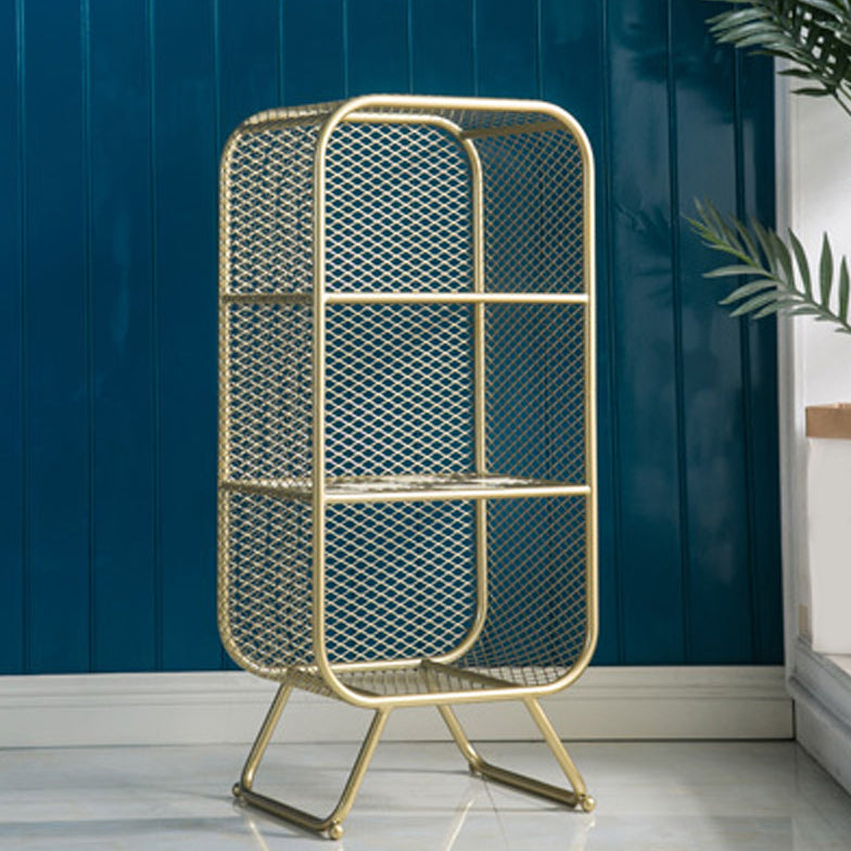 Glam Style Bookshelf Closed Back Bookcase forStudy Room Home Office