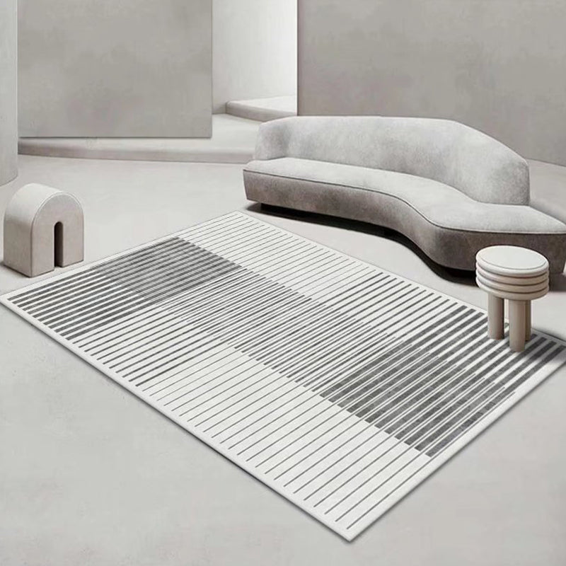 Abstract Painting Living Room Rug Color Block Carpet Washable Area Rug