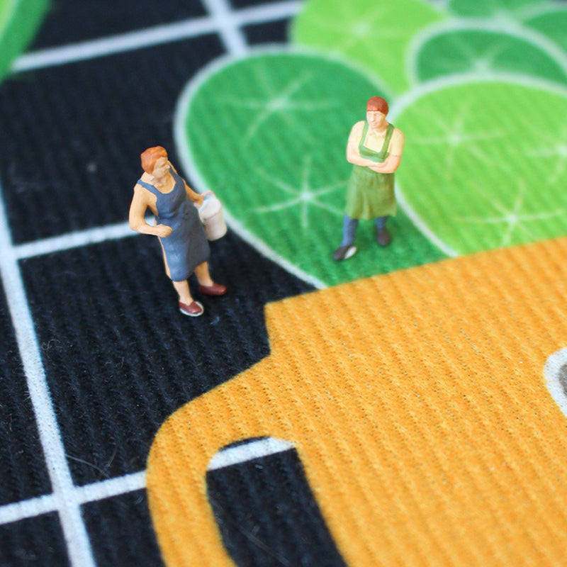 Colorful Color Block Soft Rug Abstract Style Loom Rug for Bedroom