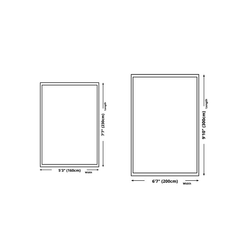 Colorful Color Block Soft Rug Abstract Style Loom Rug for Bedroom