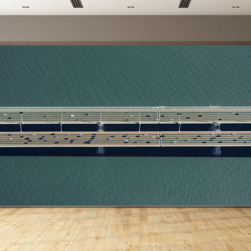 Photography Stain Resistant Wall Mural Wallpaper Traffic Sitting Room Wall Mural