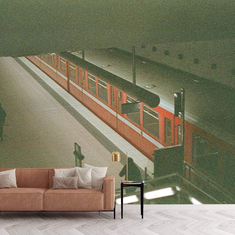 Wallpaper Modern Style Wall Mural City Traffic Sitting Room Wall Mural