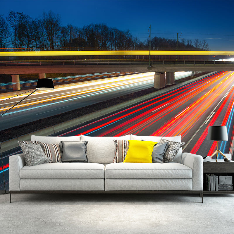 Traffic Environment Friendly Resistant Mural Wallpaper Sleeping Room Wall Mural