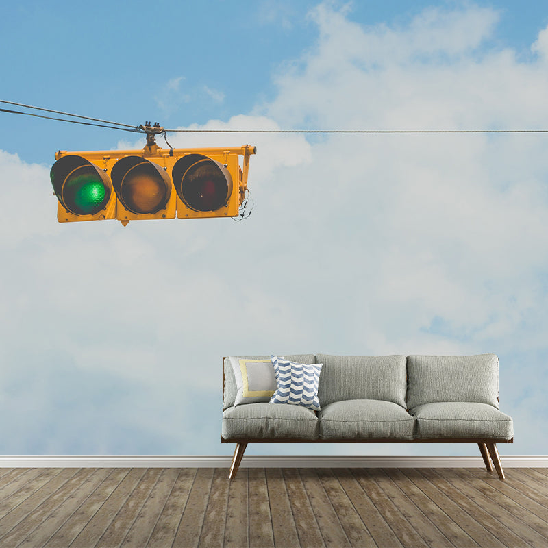 Traffic Environment Friendly Resistant Mural Wallpaper Sleeping Room Wall Mural