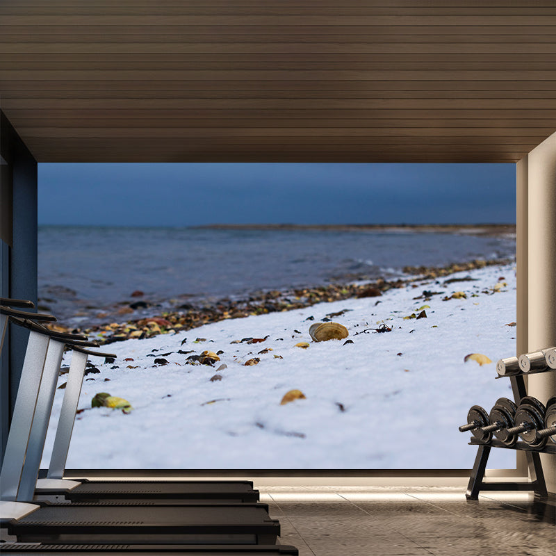 Sea Beach Mildew Resistant Mural Wallpaper Indoor Wall Mural