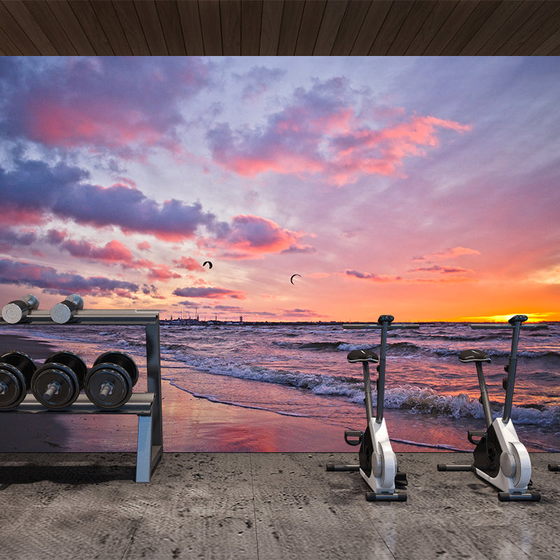 Sea Beach Mildew Resistant Mural Wallpaper Indoor Wall Mural