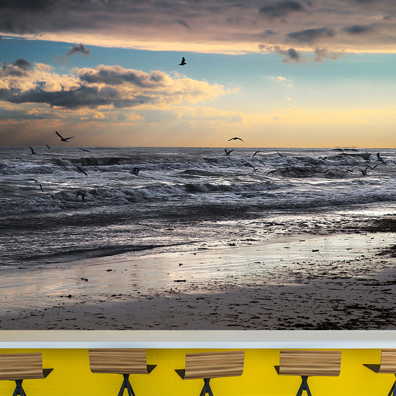 Wallpaper Modern Photography Mural Sea Beach Living Room Wall Mural