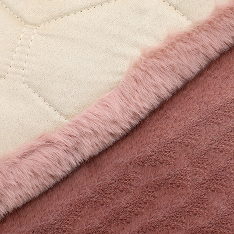 Tapis rectangulaire de couleur unie, résistant aux taches, pour la décoration de la maison