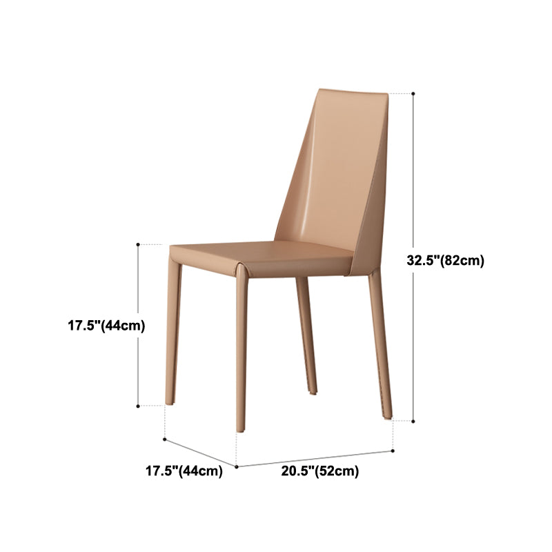 Designer Style 1/2/4/5 Pieces Dining Set Sintered Stone Dining Table with Leather Chairs
