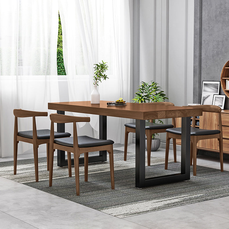 Modern 1/2/5 Pieces Dining Set Solid Wood Dining Table Set for Dining Areas