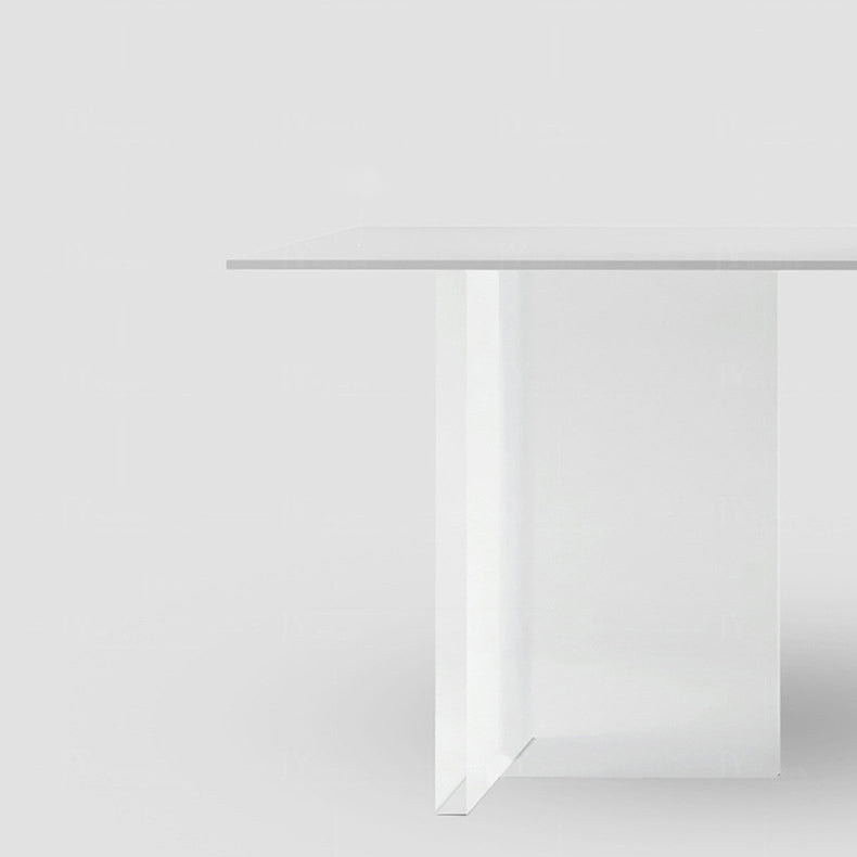 Designer Style 1/4/7 Pieces Dinette Set Acrylic Dining Table and Chairs