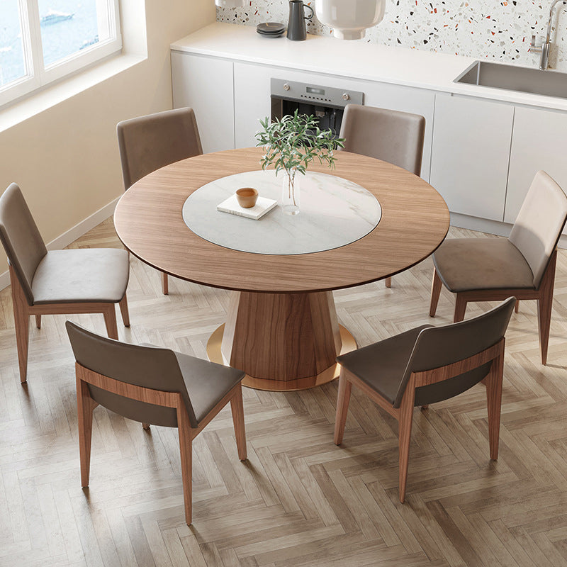 Modern 1/3/5/6/7 Pieces Dining Set Solid Wood Dining Table Set for Dining Areas