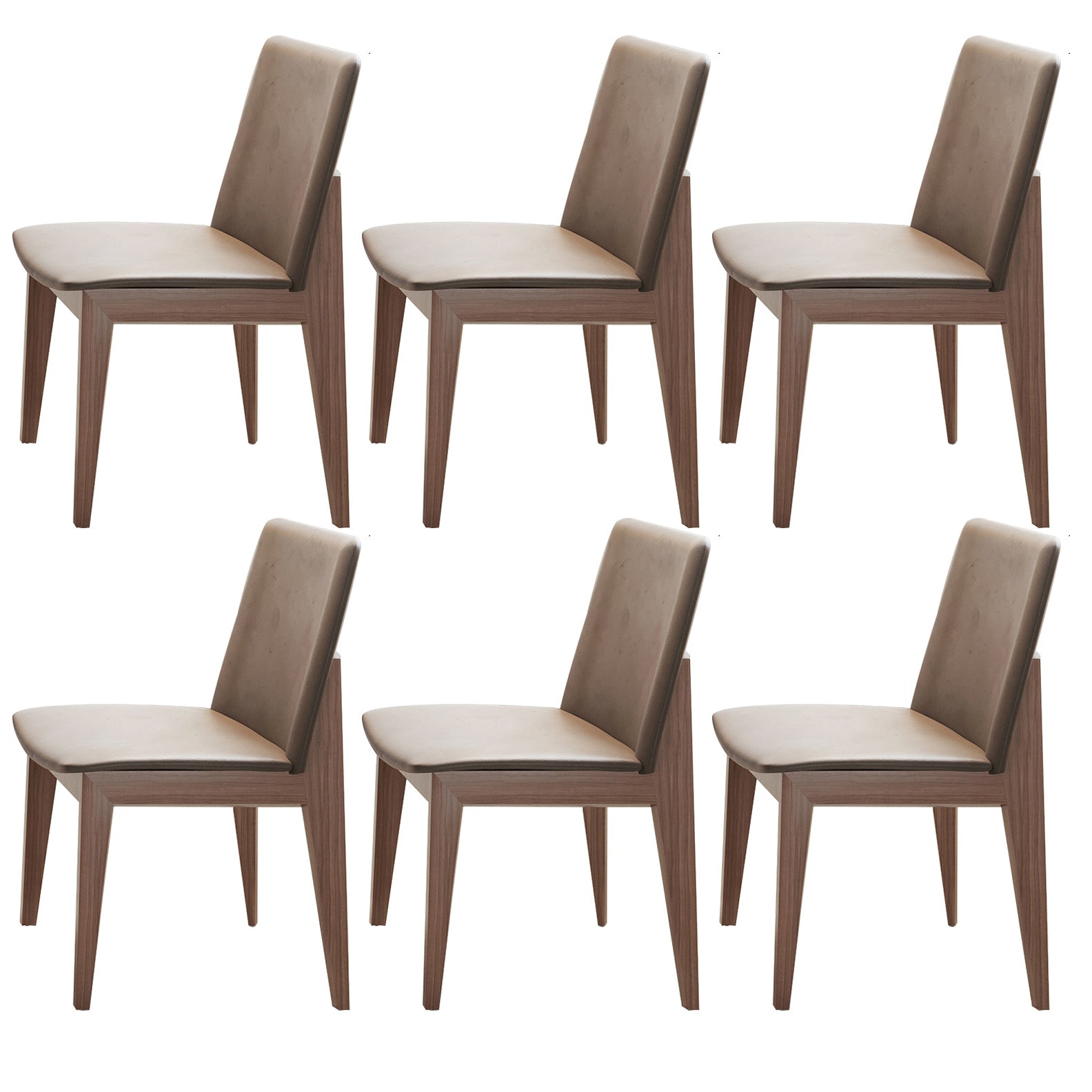 Modern 1/3/5/6/7 Pieces Dining Set Solid Wood Dining Table Set for Dining Areas