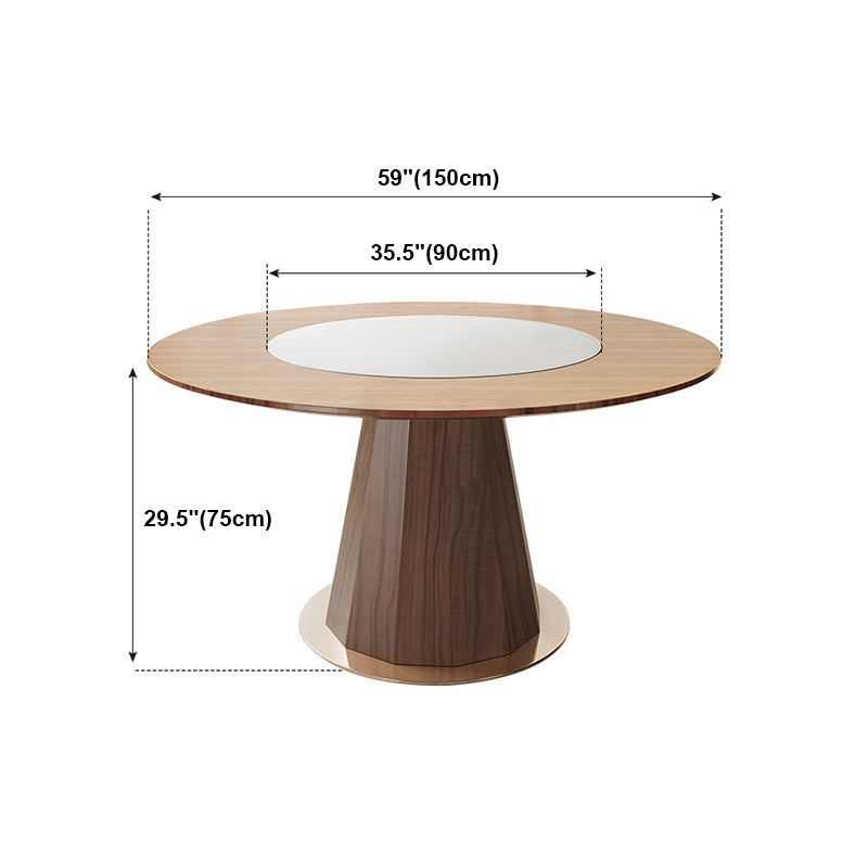 Modern 1/3/5/6/7 Pieces Dining Set Solid Wood Dining Table Set for Dining Areas