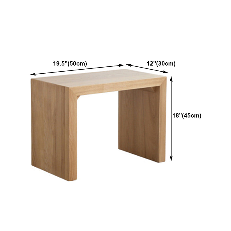 Modern 1/2/4 Pieces Rectangle Dining Table Set Ash Wood Dinette Set with Acrylic Base