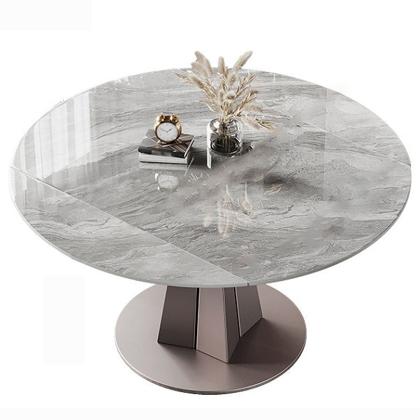 Glam 1/5/7 Pieces Dining Set Rectangular Sintered Stone Dining Table Set