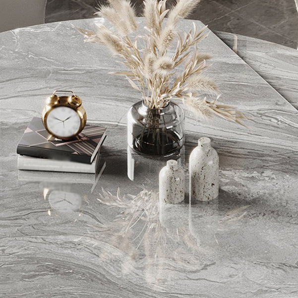 Glam 1/5/7 Pieces Dining Set Rectangular Sintered Stone Dining Table Set