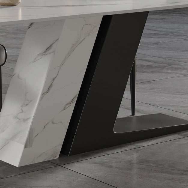 Modern Style 1/3/4/5/7 Pieces Dining Sintered Stone Dining Table Set for Kitchen