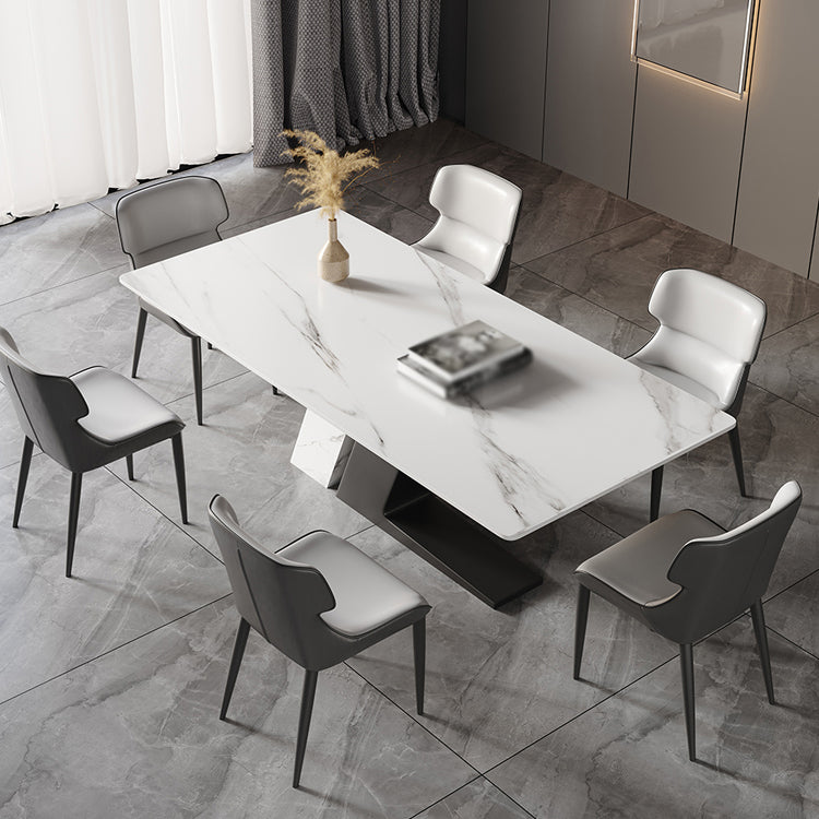 Modern Style 1/3/4/5/7 Pieces Dining Sintered Stone Dining Table Set for Kitchen