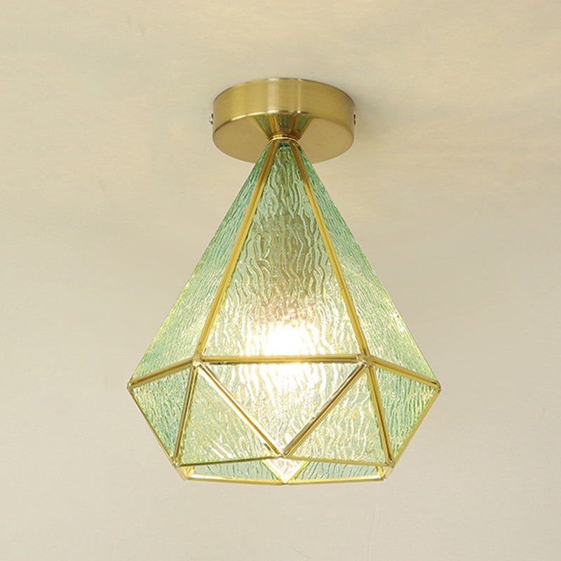 Modern Ceiling Light Creative Glass Flush Mount Light for Living Room