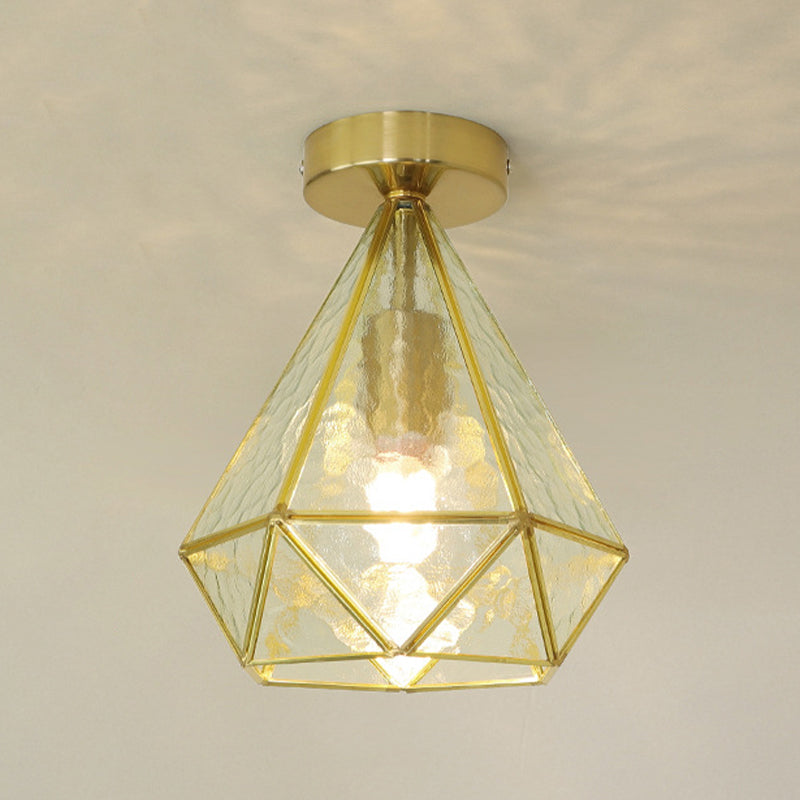 Modern Ceiling Light Creative Glass Flush Mount Light for Living Room