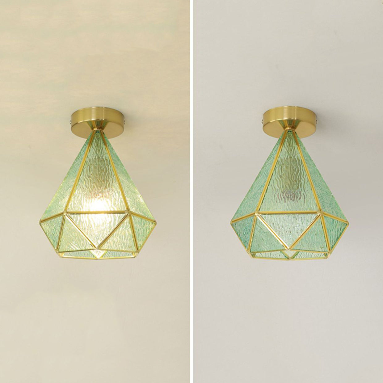 Modern Ceiling Light Creative Glass Flush Mount Light for Living Room