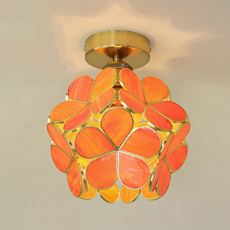 Modern Ceiling Light Creative Glass Flush Mount Light for Living Room