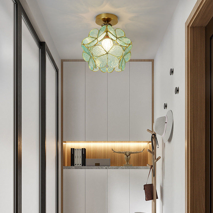 Modern Ceiling Light Creative Glass Flush Mount Light for Living Room