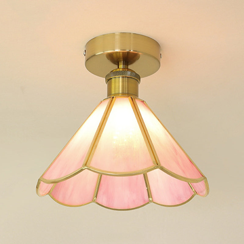 Modern Ceiling Light Creative Glass Flush Mount Light for Living Room