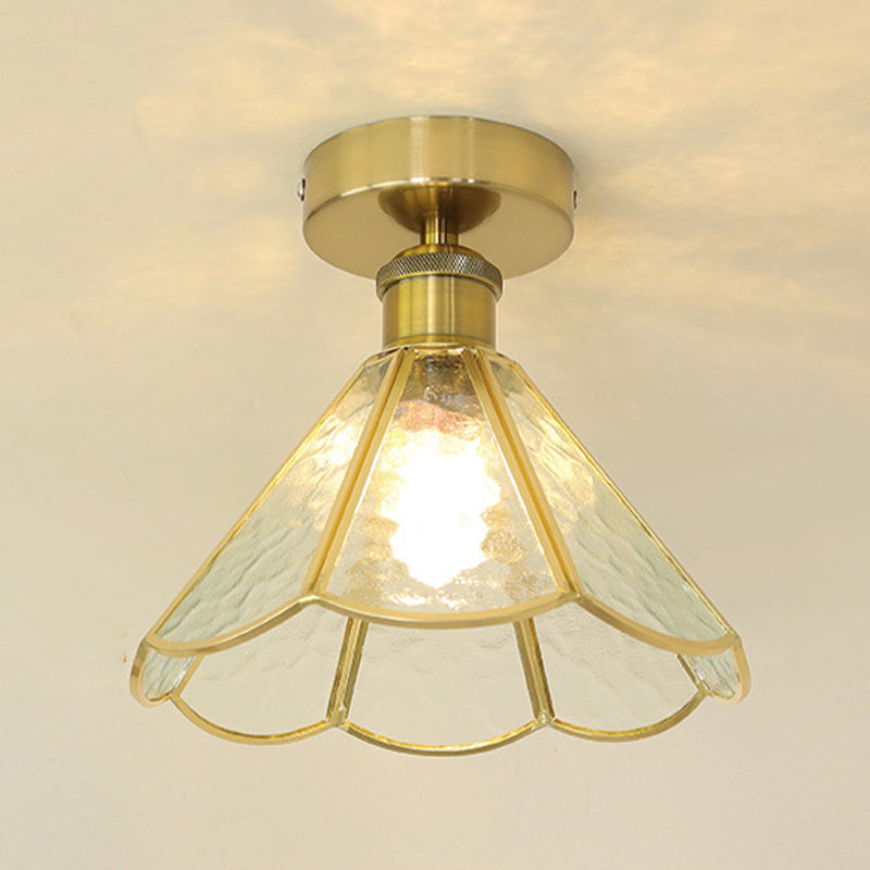 Modern Ceiling Light Creative Glass Flush Mount Light for Living Room