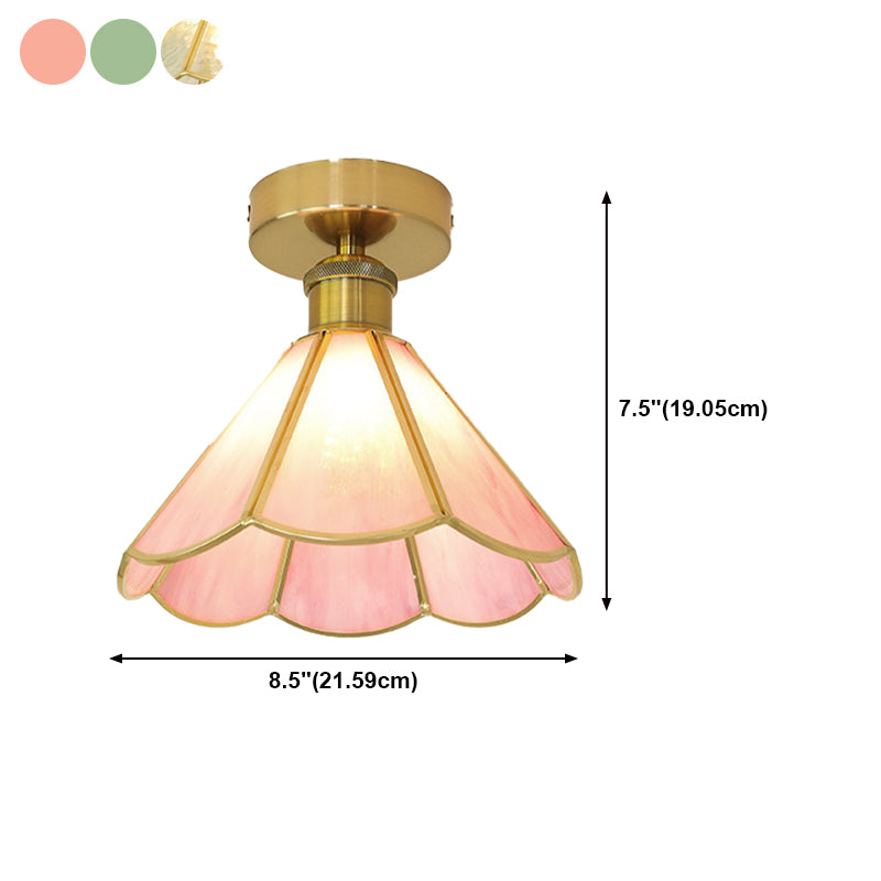 Modern Ceiling Light Creative Glass Flush Mount Light for Living Room