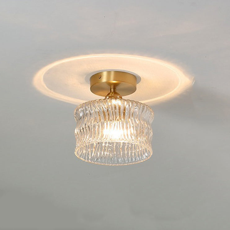 Creative Ceiling Light Modern Glass Flush Mount Light for Living Room