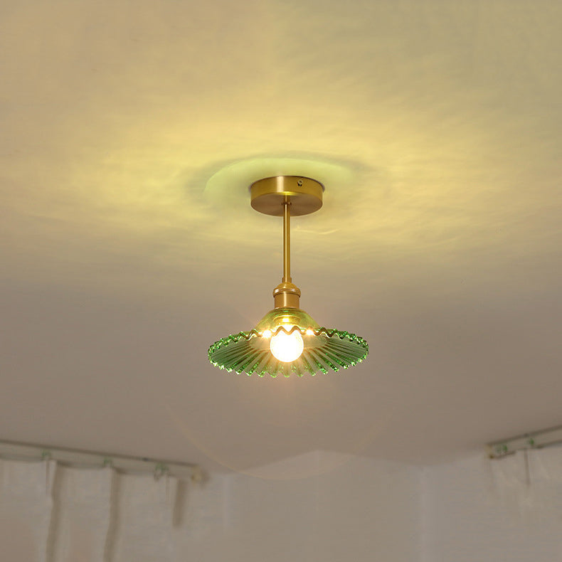 Creative Ceiling Light Modern Glass Flush Mount Light for Living Room