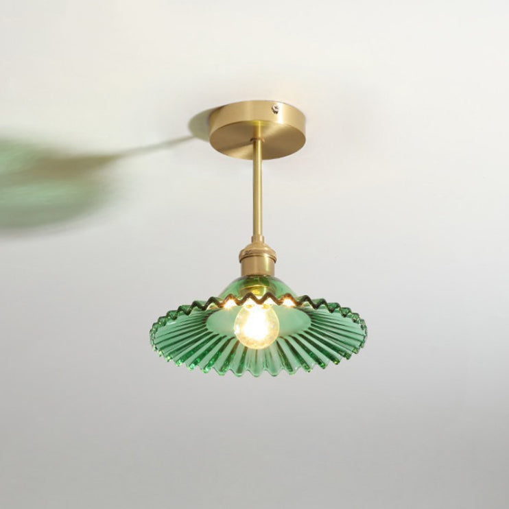 Creative Ceiling Light Modern Glass Flush Mount Light for Living Room