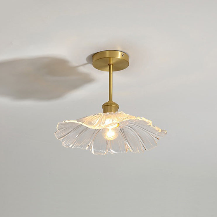 Creative Ceiling Light Modern Glass Flush Mount Light for Living Room
