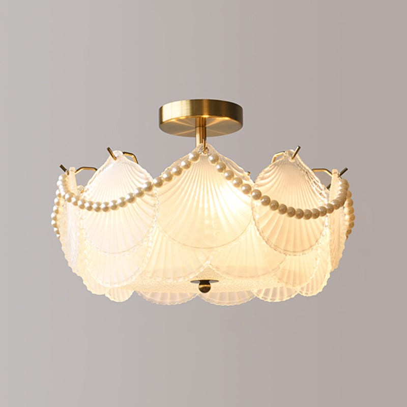 Glass Shade Flush Mount Ceiling Light Modern Flush Mount Ceiling Fixture