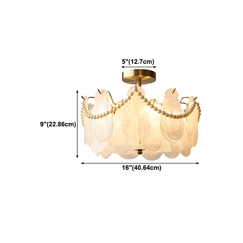 Glass Shade Flush Mount Ceiling Light Modern Flush Mount Ceiling Fixture