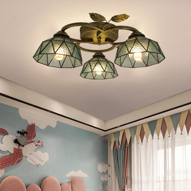 Creative Glass Flush Mount Ceiling Light Modern Flush Mount Ceiling Fixture