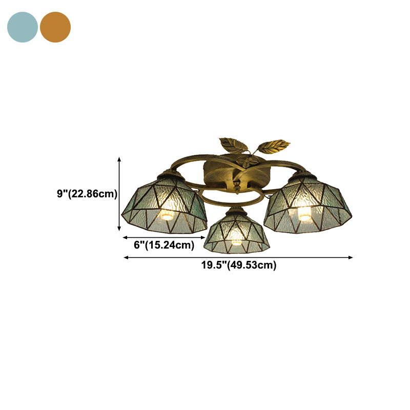Creative Glass Flush Mount Ceiling Light Modern Flush Mount Ceiling Fixture