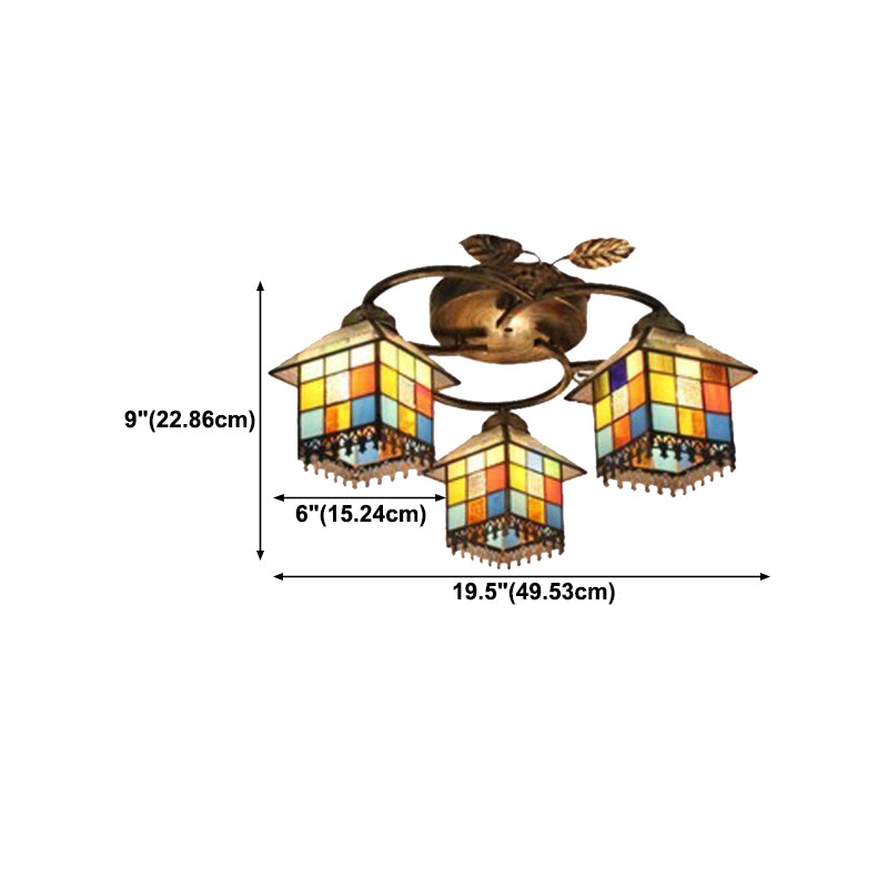 Creative Glass Flush Mount Ceiling Light Modern Flush Mount Ceiling Fixture