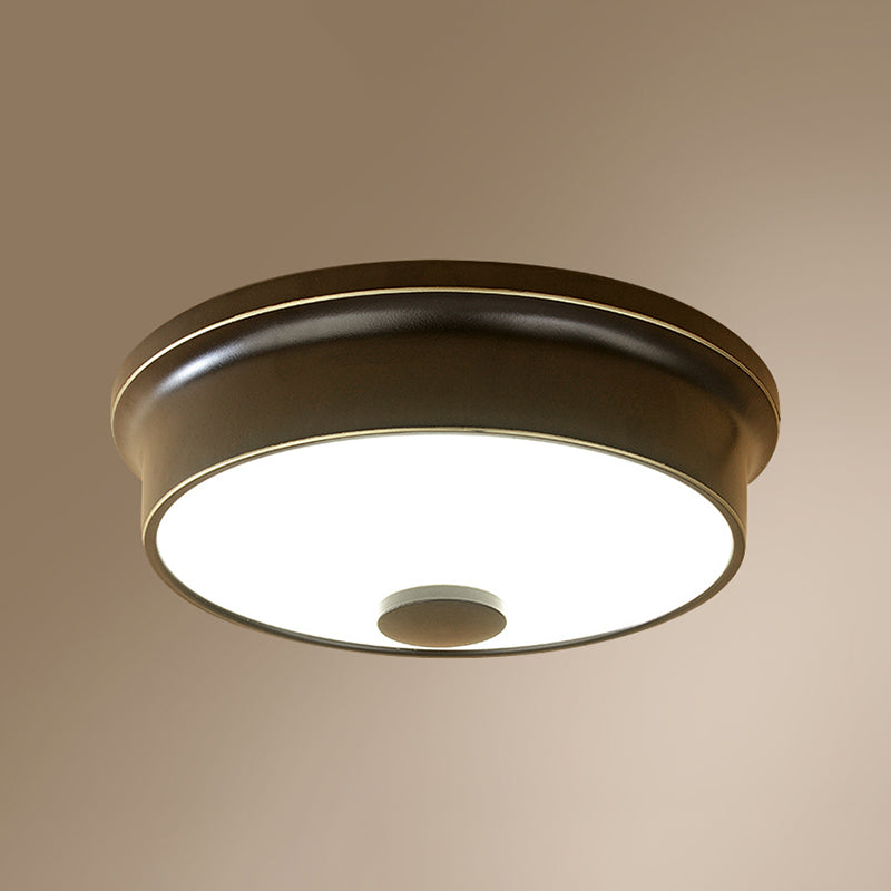 Modern Style Geometric Flush Mount Light Glass 1-Light Flush Ceiling Lights