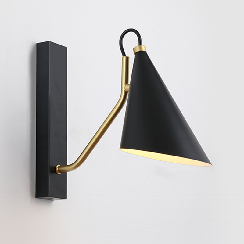 Geometric Wall Lamps Modern Style Metal 1 Light Wall Light Sconce